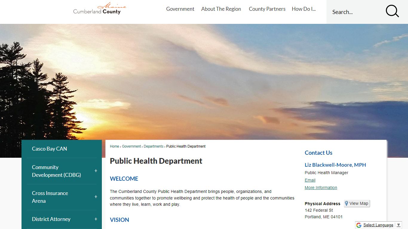 Public Health Department | Cumberland County, ME - Official Website